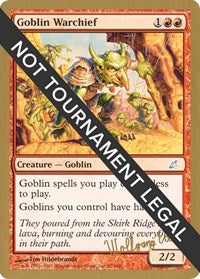 Goblin Warchief - 2003 Wolfgang Eder (SCG) [World Championship Decks] | Gam3 Escape