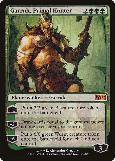 Garruk, Primal Hunter [Magic 2012] | Gam3 Escape