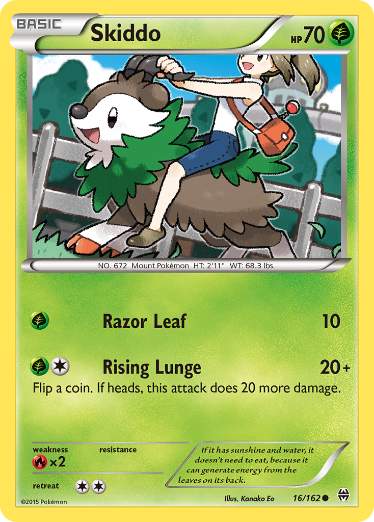 Skiddo (16/162) [XY: BREAKthrough] | Gam3 Escape