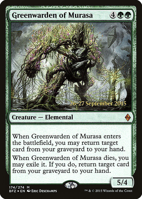 Greenwarden of Murasa [Battle for Zendikar Promos] | Gam3 Escape