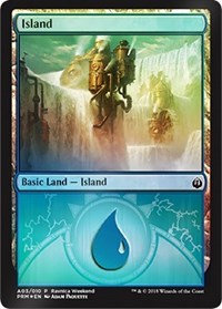 Island - Izzet (A03) [GRN Ravnica Weekend] | Gam3 Escape