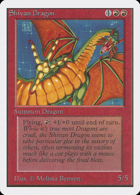 Shivan Dragon [Unlimited Edition] | Gam3 Escape