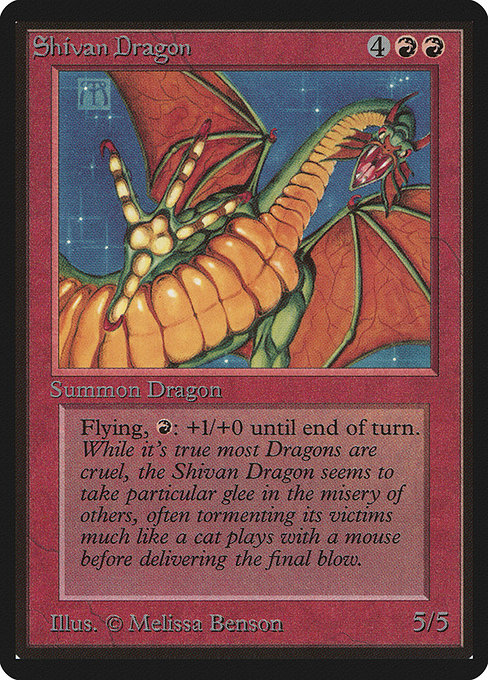 Shivan Dragon [Limited Edition Beta] | Gam3 Escape