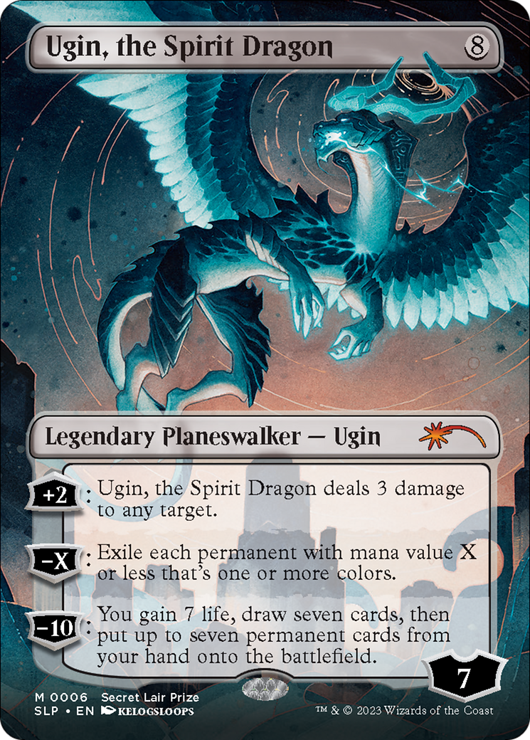 Ugin, the Spirit Dragon (Borderless) [Secret Lair Showdown] | Gam3 Escape