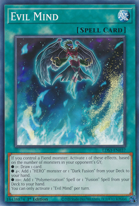 Evil Mind [LDS3-EN037] Common | Gam3 Escape