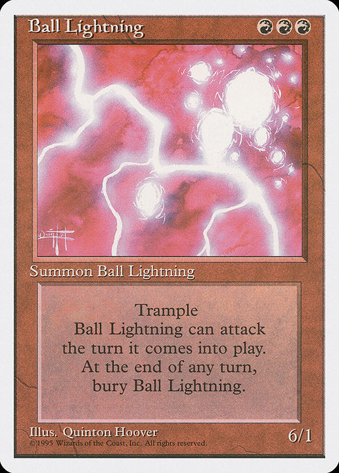 Ball Lightning [Fourth Edition] | Gam3 Escape
