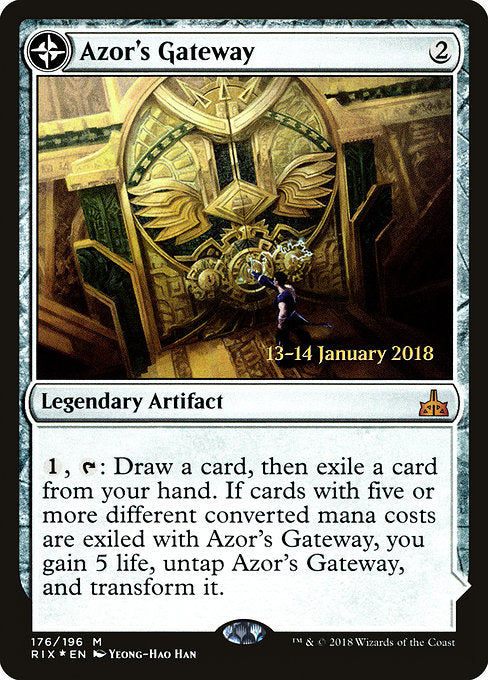 Azor's Gateway // Sanctum of the Sun [Rivals of Ixalan Promos] | Gam3 Escape