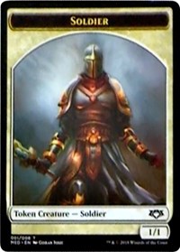 Soldier Token [Mythic Edition Tokens] | Gam3 Escape