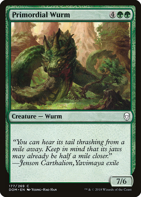 Primordial Wurm [Dominaria] | Gam3 Escape