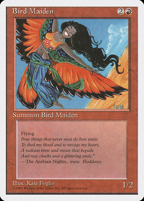 Bird Maiden [Fourth Edition] | Gam3 Escape
