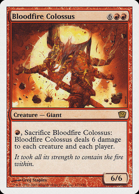 Bloodfire Colossus [Ninth Edition] | Gam3 Escape