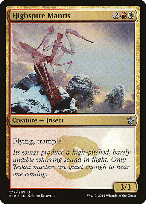 Highspire Mantis [Khans of Tarkir] | Gam3 Escape