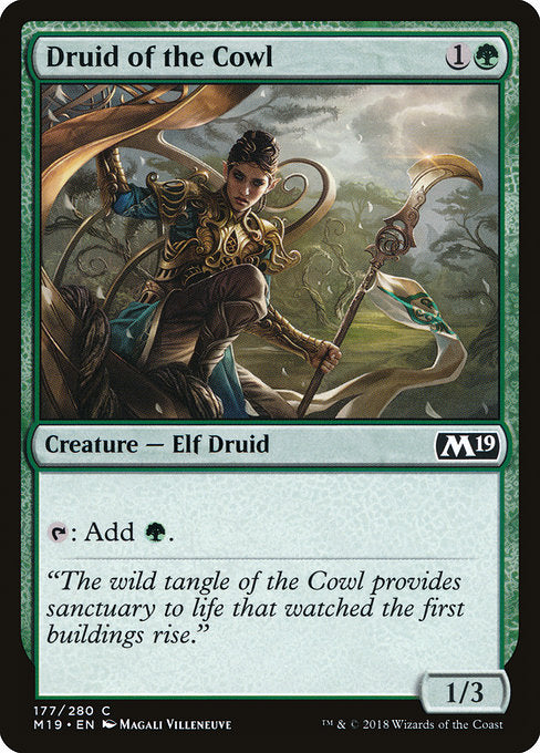 Druid of the Cowl [Core Set 2019] | Gam3 Escape