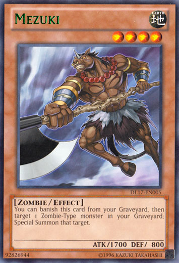 Mezuki (Green) [DL17-EN005] Rare | Gam3 Escape