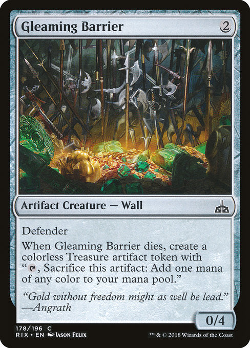 Gleaming Barrier [Rivals of Ixalan] | Gam3 Escape