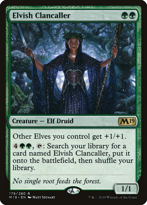 Elvish Clancaller [Core Set 2019] | Gam3 Escape