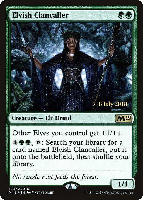 Elvish Clancaller [Core Set 2019 Promos] | Gam3 Escape