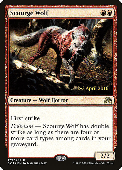 Scourge Wolf [Shadows over Innistrad Promos] | Gam3 Escape