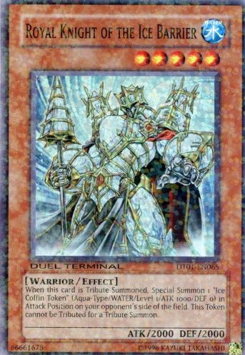 Royal Knight of the Ice Barrier [DT01-EN065] Super Rare | Gam3 Escape