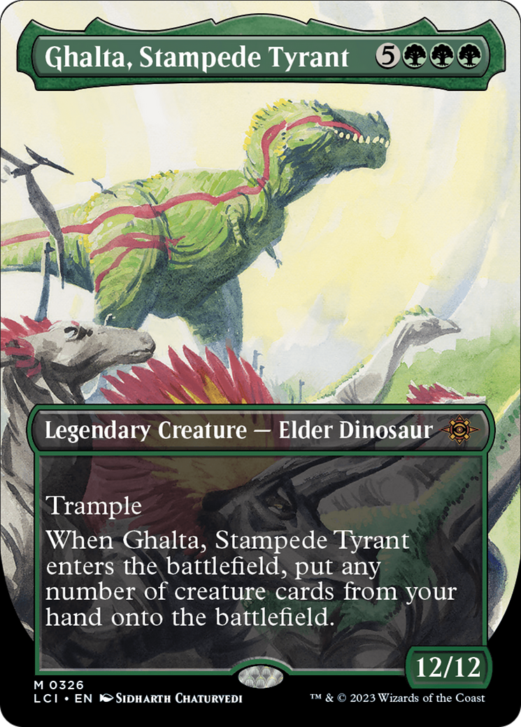 Ghalta, Stampede Tyrant (Borderless) [The Lost Caverns of Ixalan] | Gam3 Escape