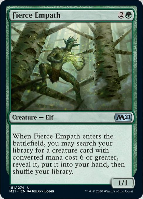 Fierce Empath [Core Set 2021] | Gam3 Escape