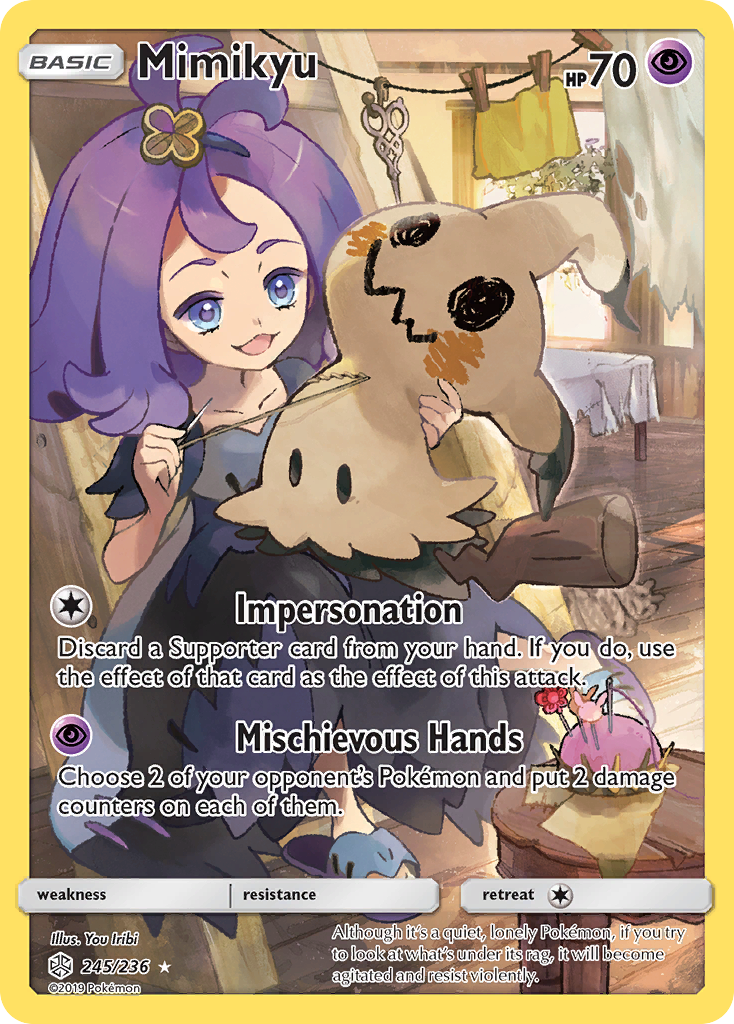 Mimikyu (245/236) [Sun & Moon: Cosmic Eclipse] | Gam3 Escape