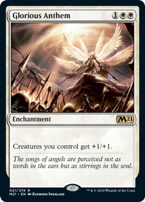 Glorious Anthem [Core Set 2021] | Gam3 Escape
