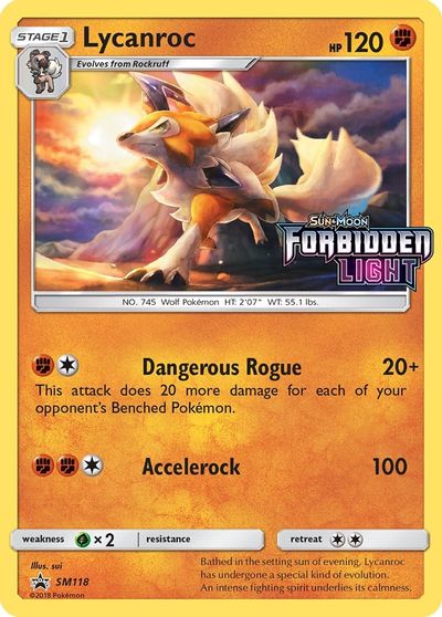 Lycanroc (SM118) (Prerelease Promo) [Sun & Moon: Black Star Promos] | Gam3 Escape