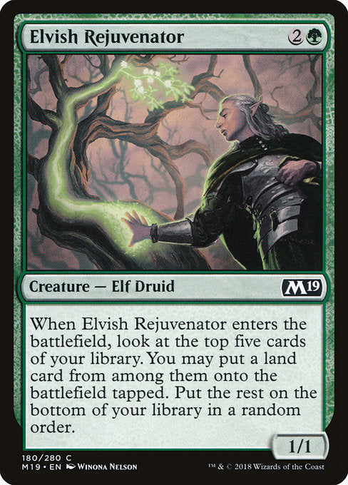 Elvish Rejuvenator [Core Set 2019] | Gam3 Escape