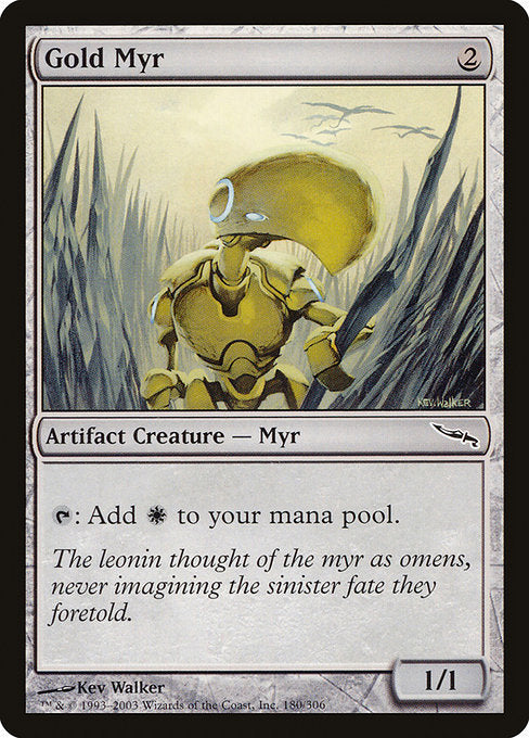 Gold Myr [Mirrodin] | Gam3 Escape