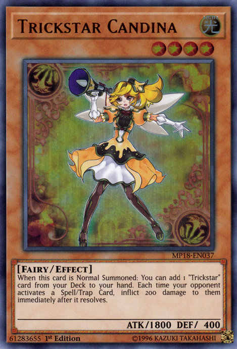 Trickstar Candina [MP18-EN037] Ultra Rare | Gam3 Escape