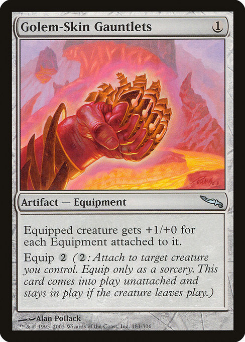 Golem-Skin Gauntlets [Mirrodin] | Gam3 Escape