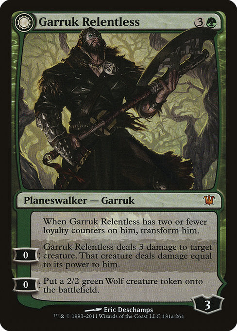 Garruk Relentless // Garruk, the Veil-Cursed [Innistrad] | Gam3 Escape