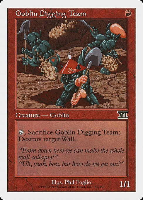 Goblin Digging Team [Classic Sixth Edition] | Gam3 Escape