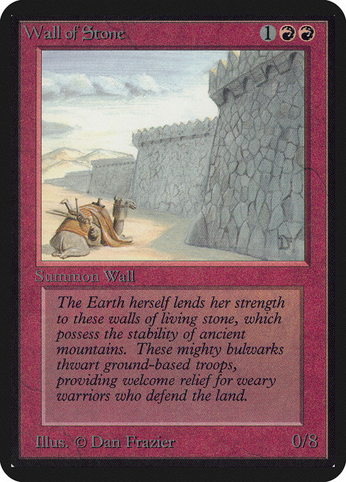 Wall of Stone [Limited Edition Alpha] | Gam3 Escape