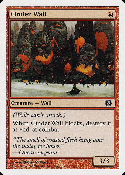 Cinder Wall [Eighth Edition] | Gam3 Escape