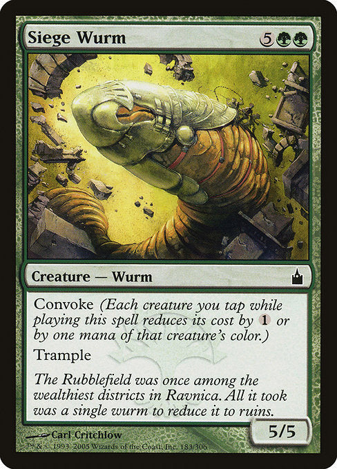 Siege Wurm [Ravnica: City of Guilds] | Gam3 Escape