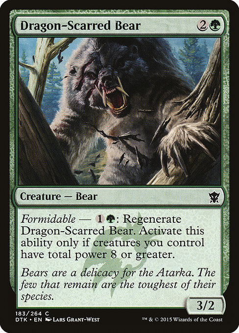 Dragon-Scarred Bear [Dragons of Tarkir] | Gam3 Escape