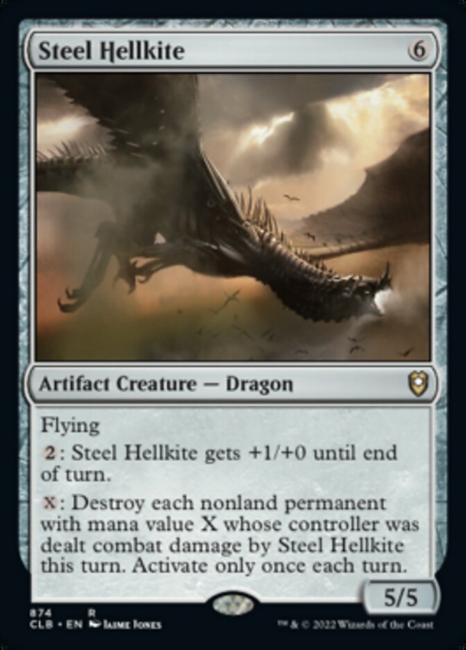 Steel Hellkite [Commander Legends: Battle for Baldur's Gate] | Gam3 Escape