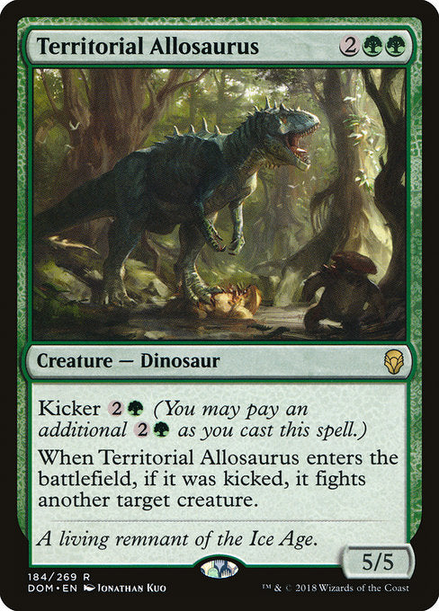 Territorial Allosaurus [Dominaria] | Gam3 Escape