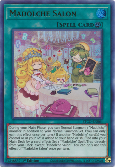 Madolche Salon [ETCO-EN064] Ultra Rare | Gam3 Escape
