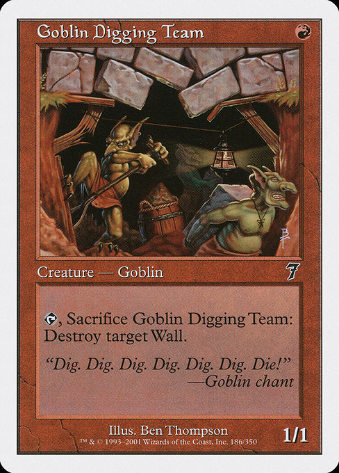 Goblin Digging Team [Seventh Edition] | Gam3 Escape