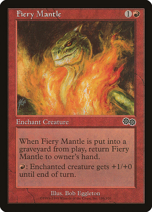 Fiery Mantle [Urza's Saga] | Gam3 Escape