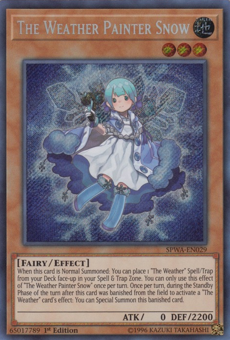 The Weather Painter Snow [SPWA-EN029] Secret Rare | Gam3 Escape