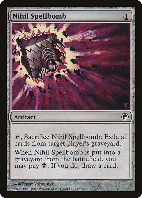 Nihil Spellbomb [Scars of Mirrodin] | Gam3 Escape