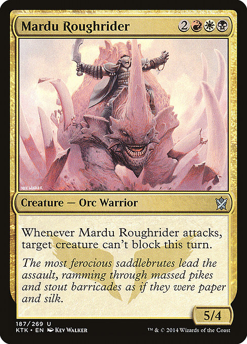 Mardu Roughrider [Khans of Tarkir] | Gam3 Escape