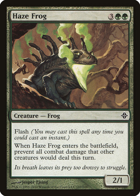 Haze Frog [Rise of the Eldrazi] | Gam3 Escape