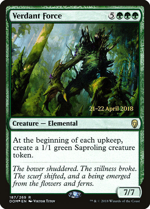 Verdant Force [Dominaria Promos] | Gam3 Escape