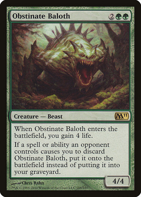 Obstinate Baloth [Magic 2011] | Gam3 Escape