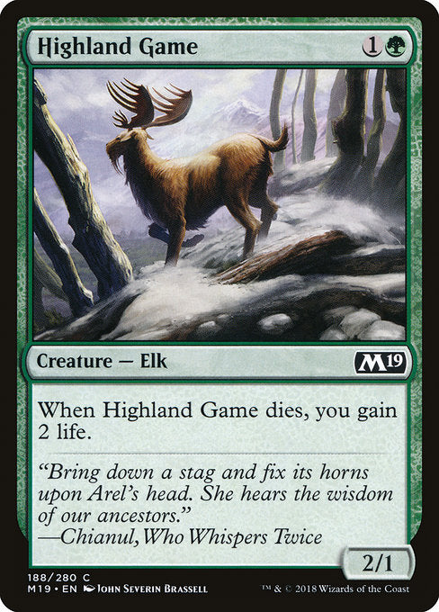 Highland Game [Core Set 2019] | Gam3 Escape